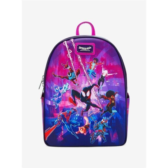 Loungefly Marvel Spider-Man: Across the Spider-Verse Group Portrait Mini Backpac main image 4